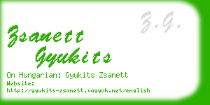zsanett gyukits business card
